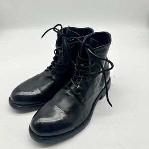 Australia Luxe Collective Black Leather Ankle Boots Women's US 8.5 | EU 39 | NWT